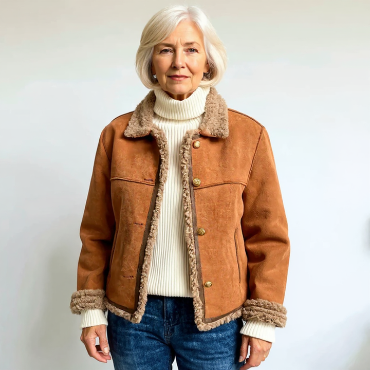 Giselle™ | Faux Leather Coat