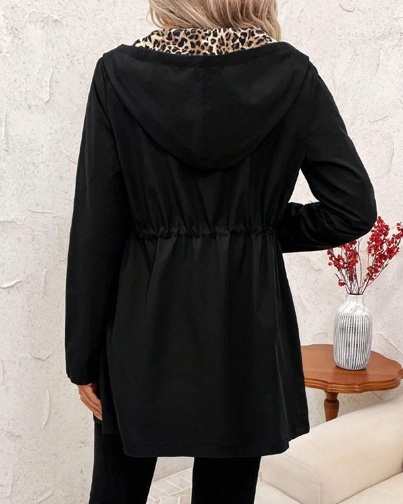 Megan™ | Chic Leopard Print Coat