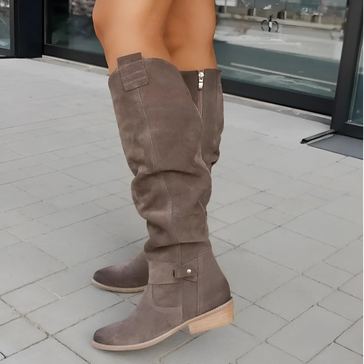 Jordyn™ | Stylish Suede Knee Boots