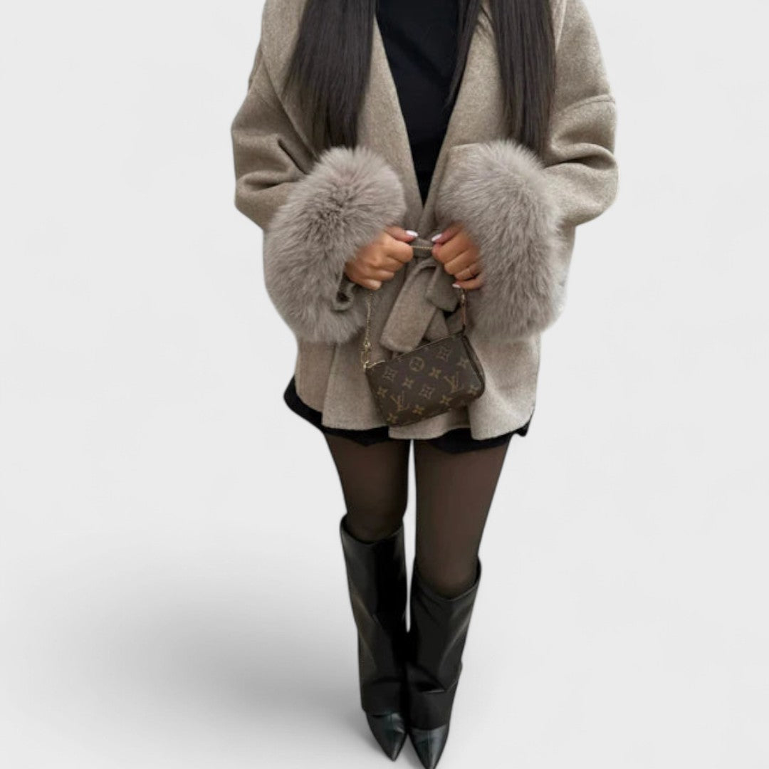 ALTHEA™ | Elegant Faux Fur Coat
