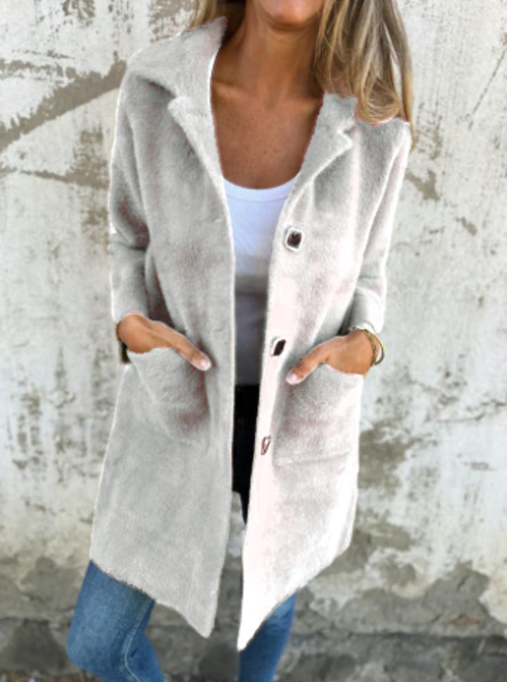 Thalia™ | Elegant Wool Blend Coat