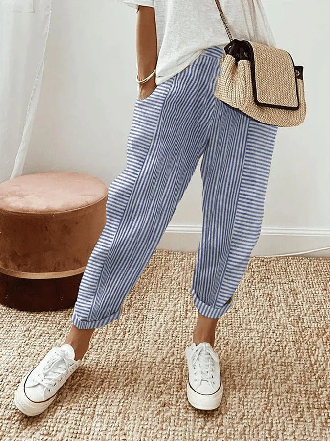 Lily - Striped Lily Pants