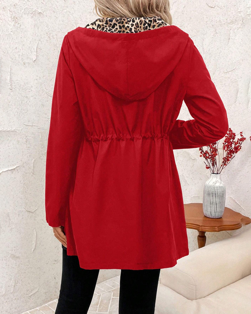 Megan™ | Chic Leopard Print Coat